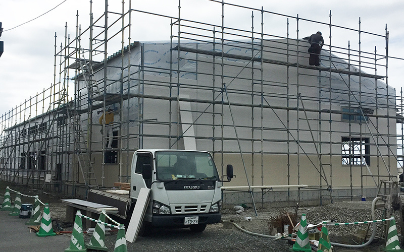 熊本県 のり加工所　給排水・空調設備工事